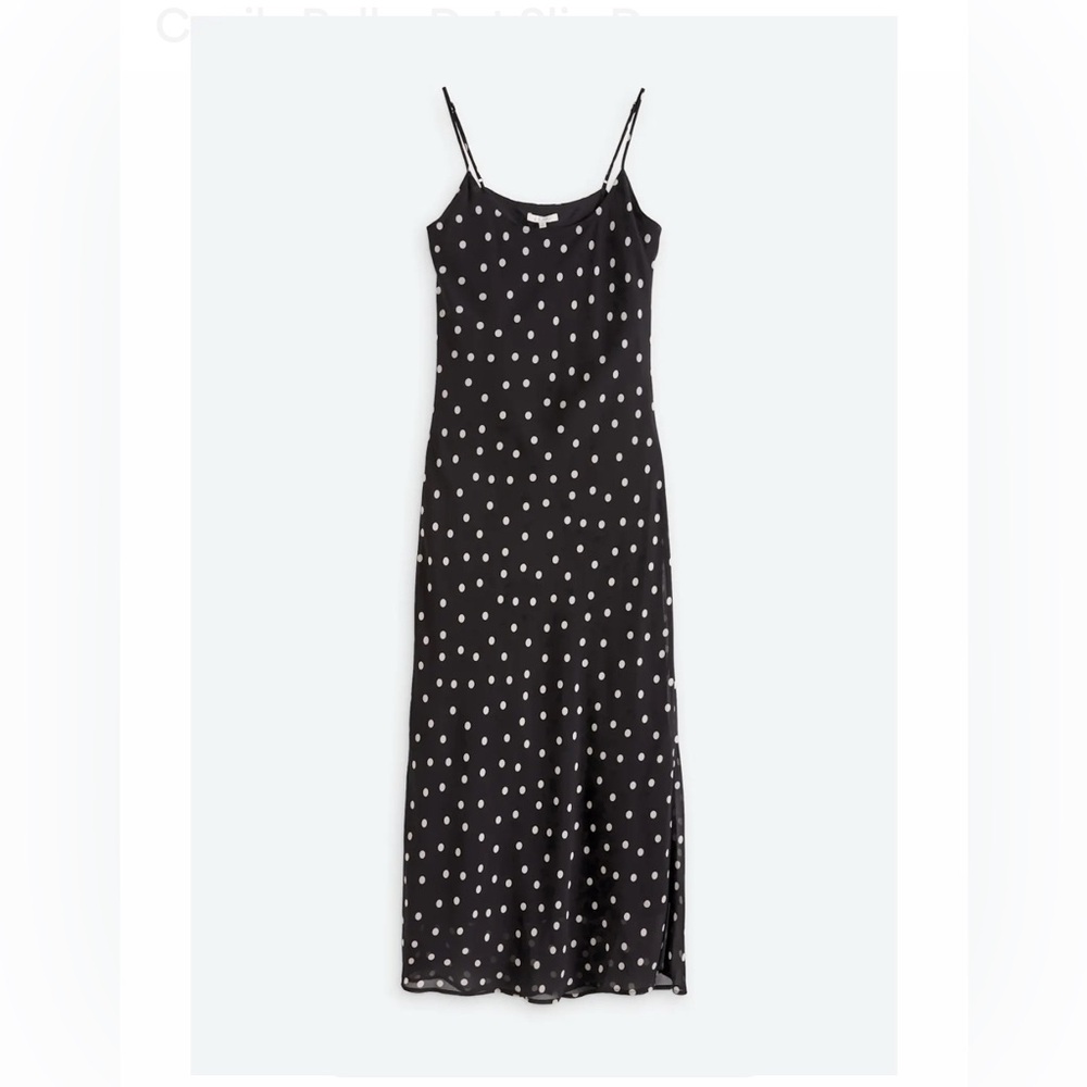 Z Supply Cecily Polka Dot Maxi Slip Dress